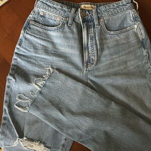 Madewell curvy perfect vintage jeans in size 28